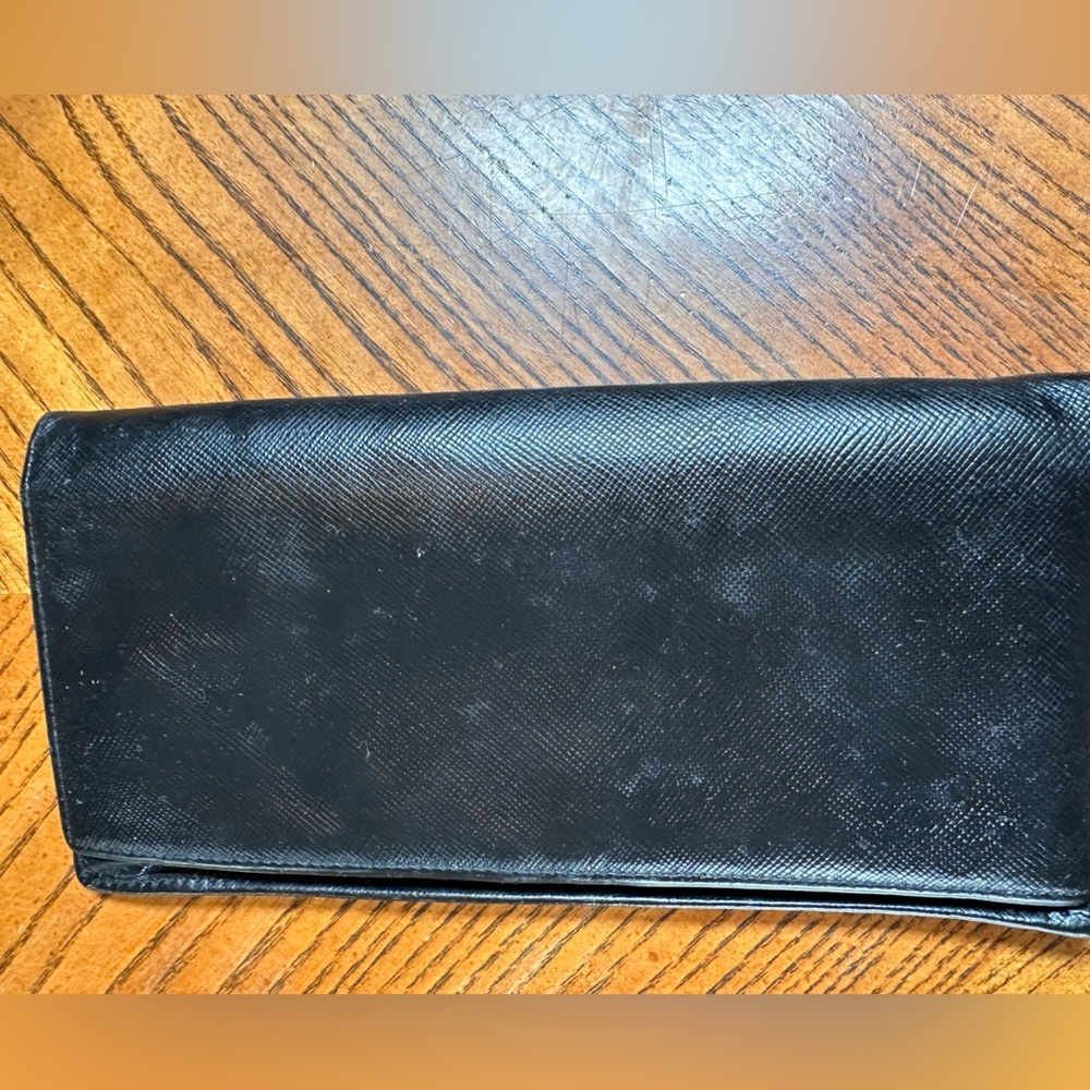 Preloved Prada long wallet women